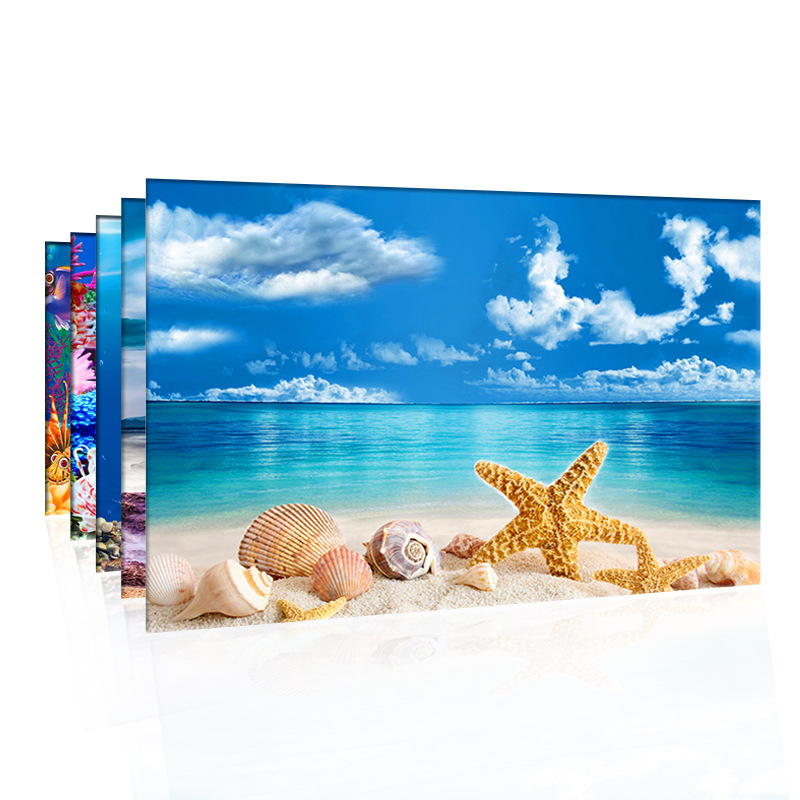 Planted Aquarium Wallpaper - Aquarium Background Decoration Sticker Fish Tank