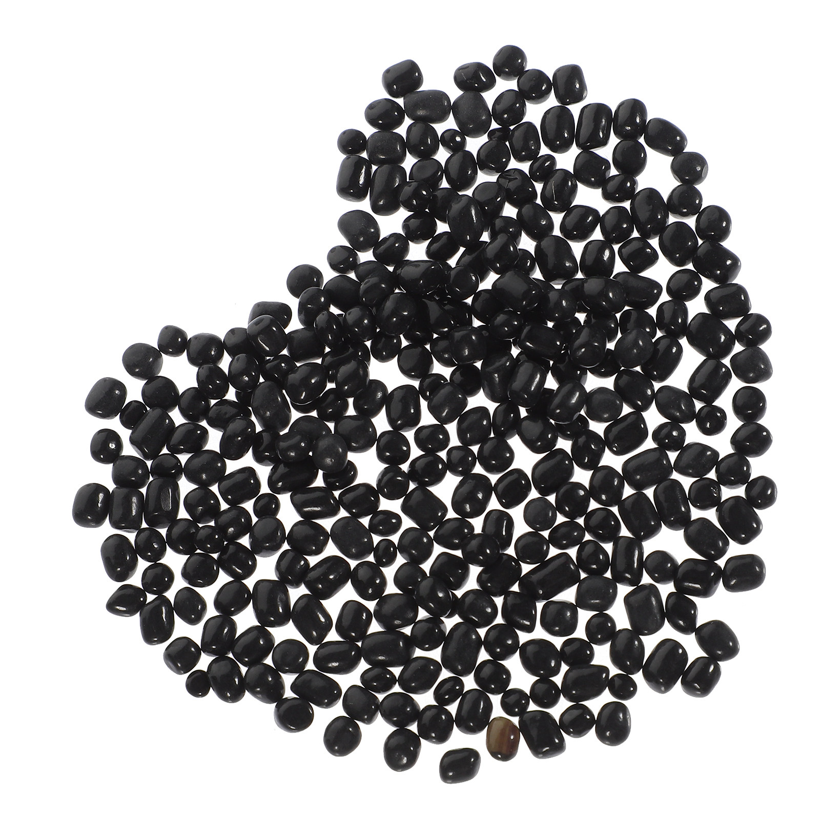 Aquarium Planted Tank Soil - 1Pack Aquarium Glass Beads Black Gravel