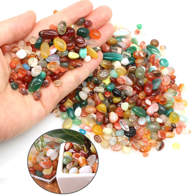 100/200g 1~1.6cm Colorful Pebb - огляд і ціна Planted Aquarium Air Stone