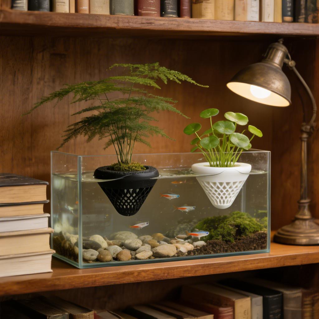 2PCS Floating Aquarium Plant H - огляд і ціна Aquarium Plant Holder
