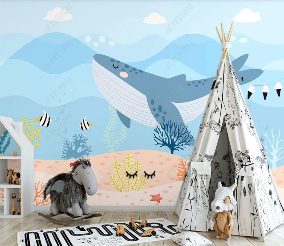 Customized wallpaper cartoon c - огляд і ціна Planted Aquarium Wallpaper