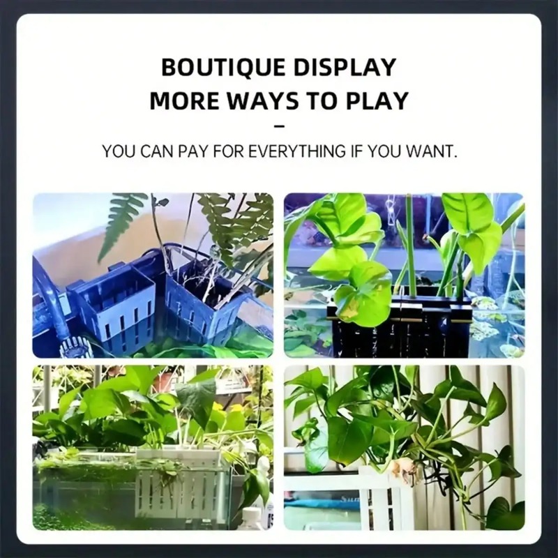 Aquarium Plant Holder Black Pl - огляд і ціна Aquarium Plant Holder