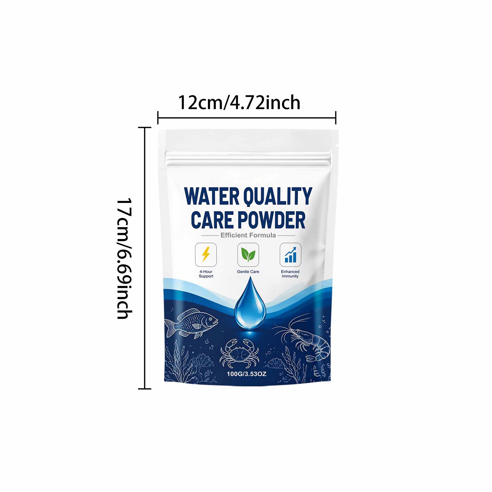 1/2/3/5PCS Fish Tank Water Cla - огляд і ціна Planted Aquarium Fertilizer