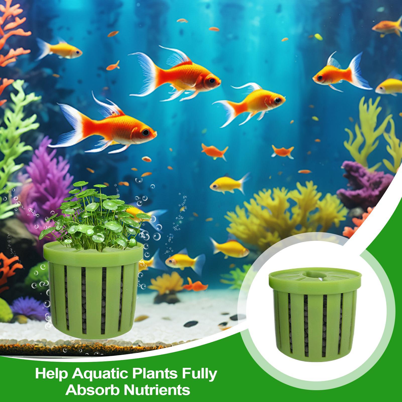 4 Pieces Aquarium Planter Pot  - огляд і ціна Aquarium Plant Holder