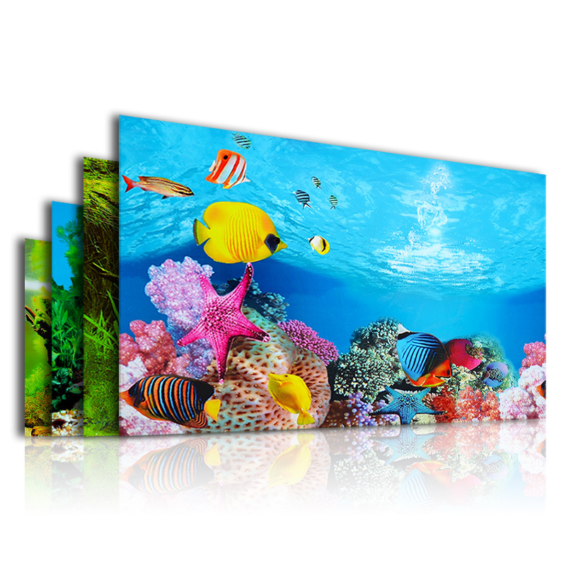 3D Background for Aquarium Dou - огляд і ціна Planted Aquarium Wallpaper