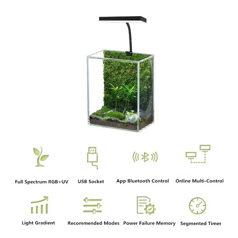 WEEK AQUA Mag Pro USB Nano Aqu - огляд і ціна Aquarium Plant Growth