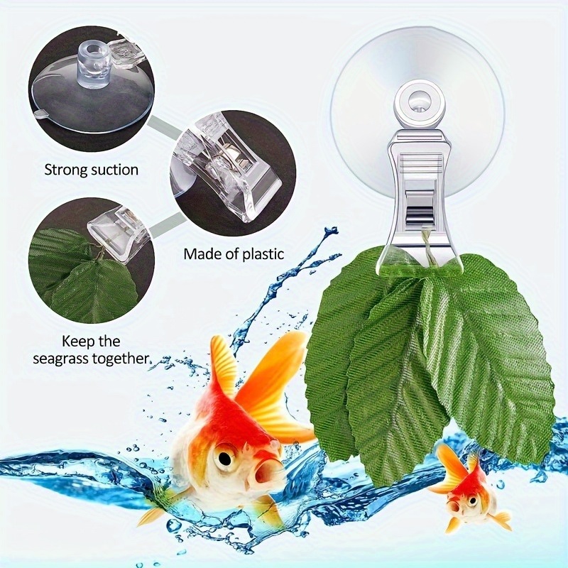 8pcs Fish Seaweed Clip Plant S - огляд і ціна Aquarium Plant Holder