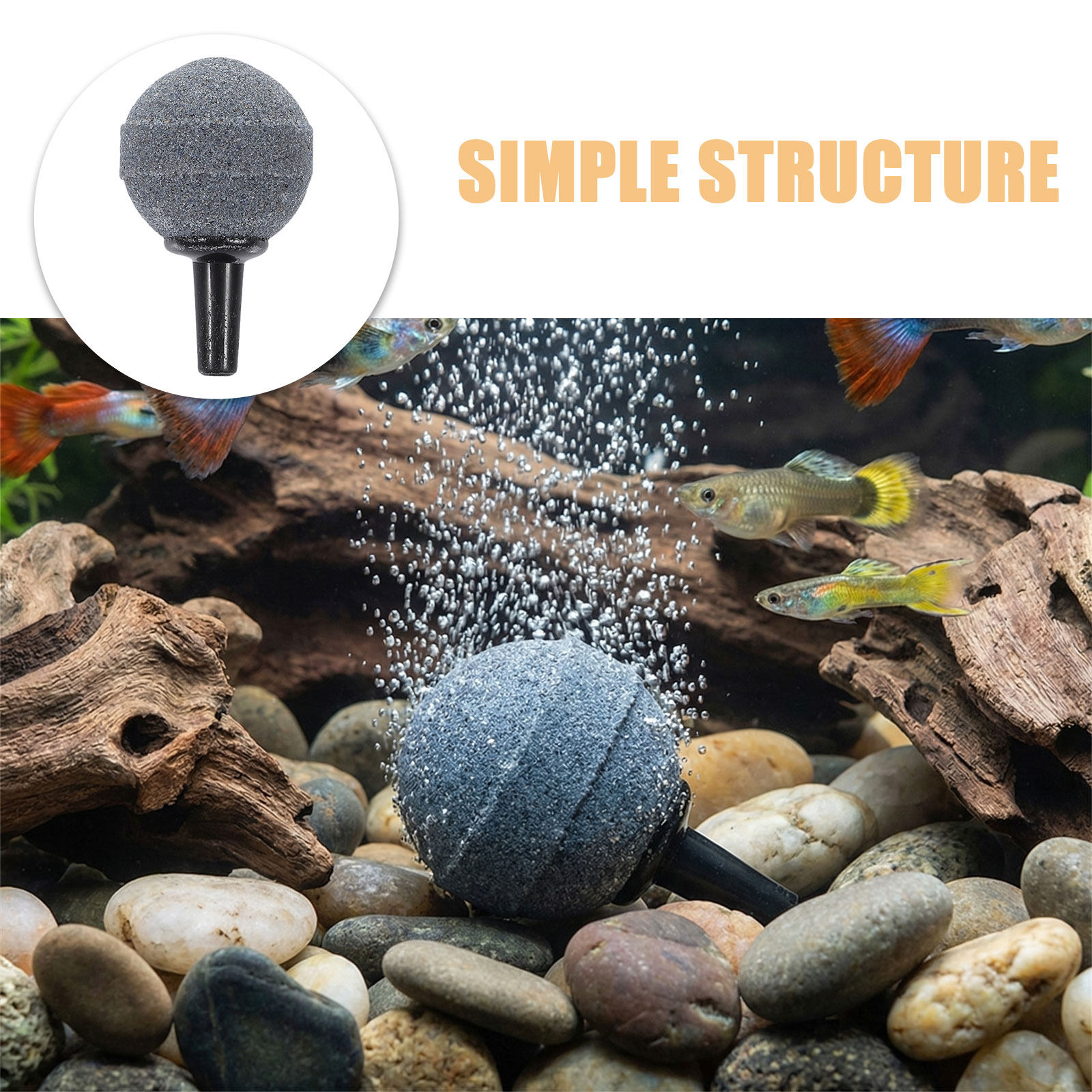 12pcs Aquarium Air Stone Bubbl - огляд і ціна Planted Aquarium Air Stone