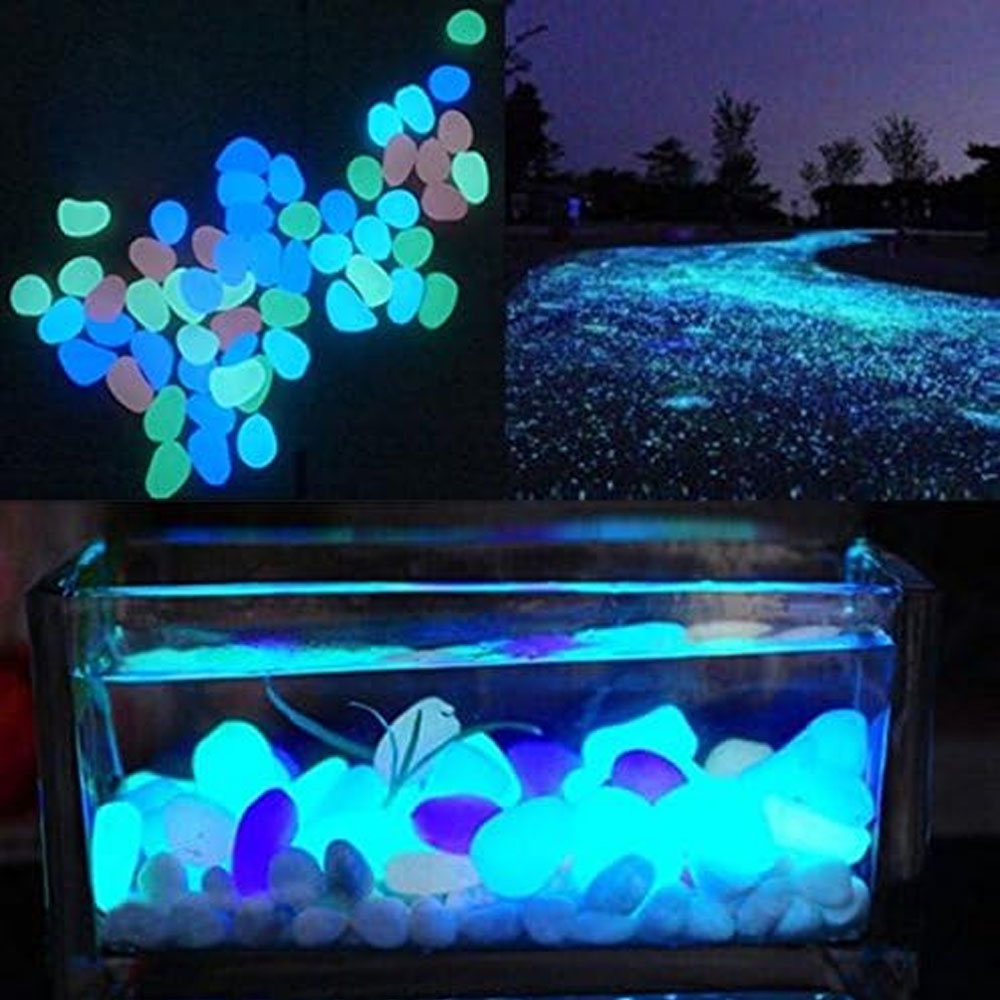 Fish Tank Rocks Glow Blue Pebb - огляд і ціна Aquarium Plant Growth