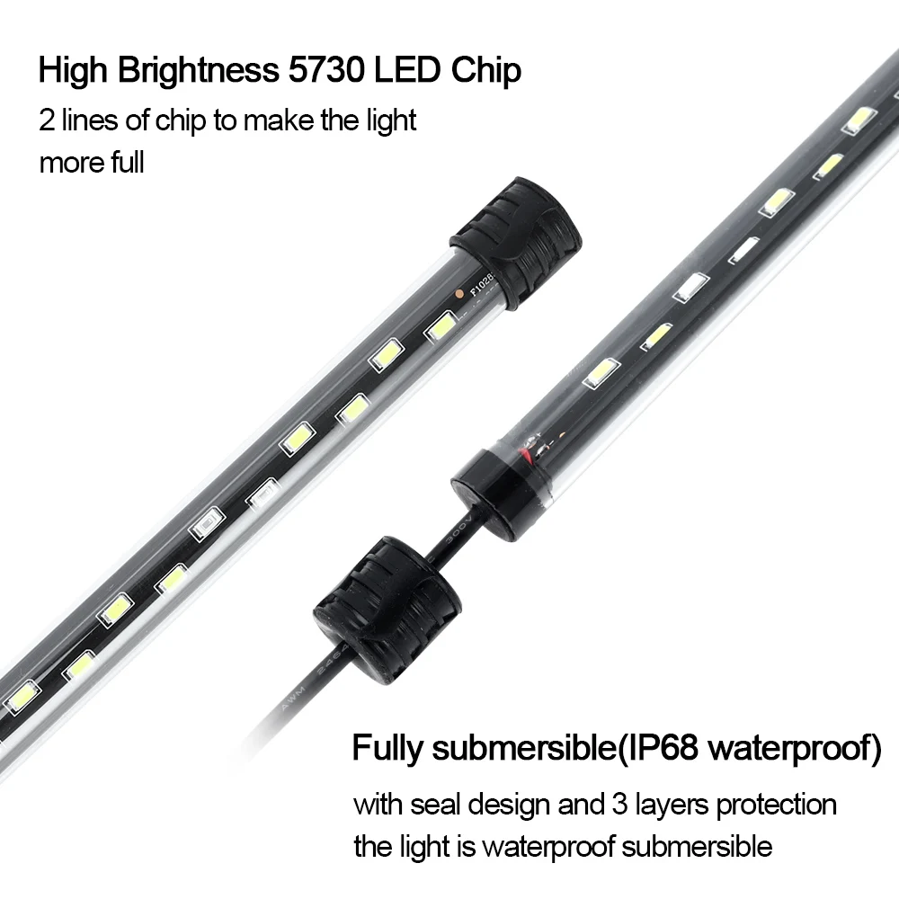 58CM  Aquarium Light LED Plant - огляд і ціна Aquarium Plant Growth