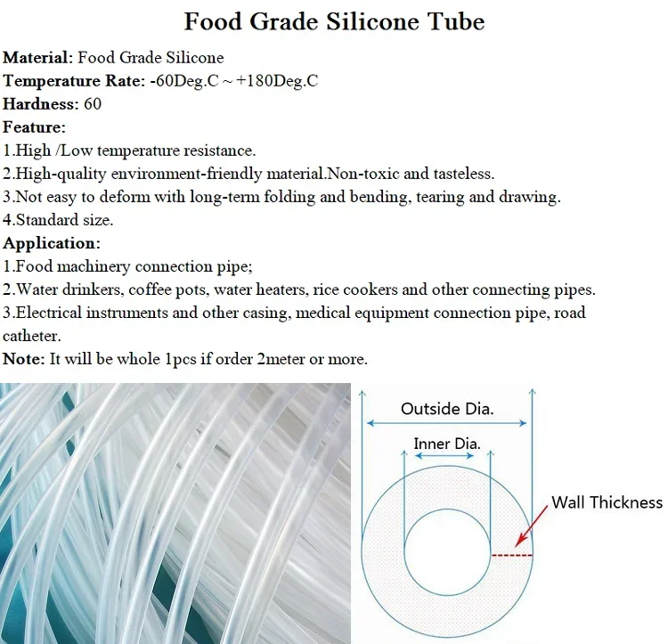 1/3/5M Flexible Silicone Tube  - огляд і ціна Aquarium Plant Gel