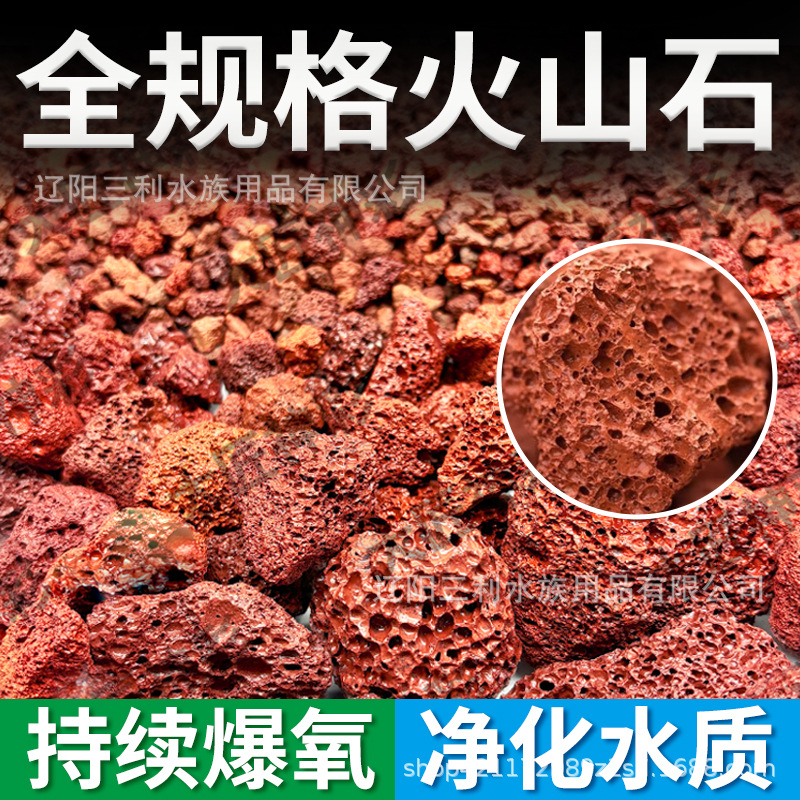 Natural Porous Red Lava Rock A - огляд і ціна Aquarium Planted Tank Soil