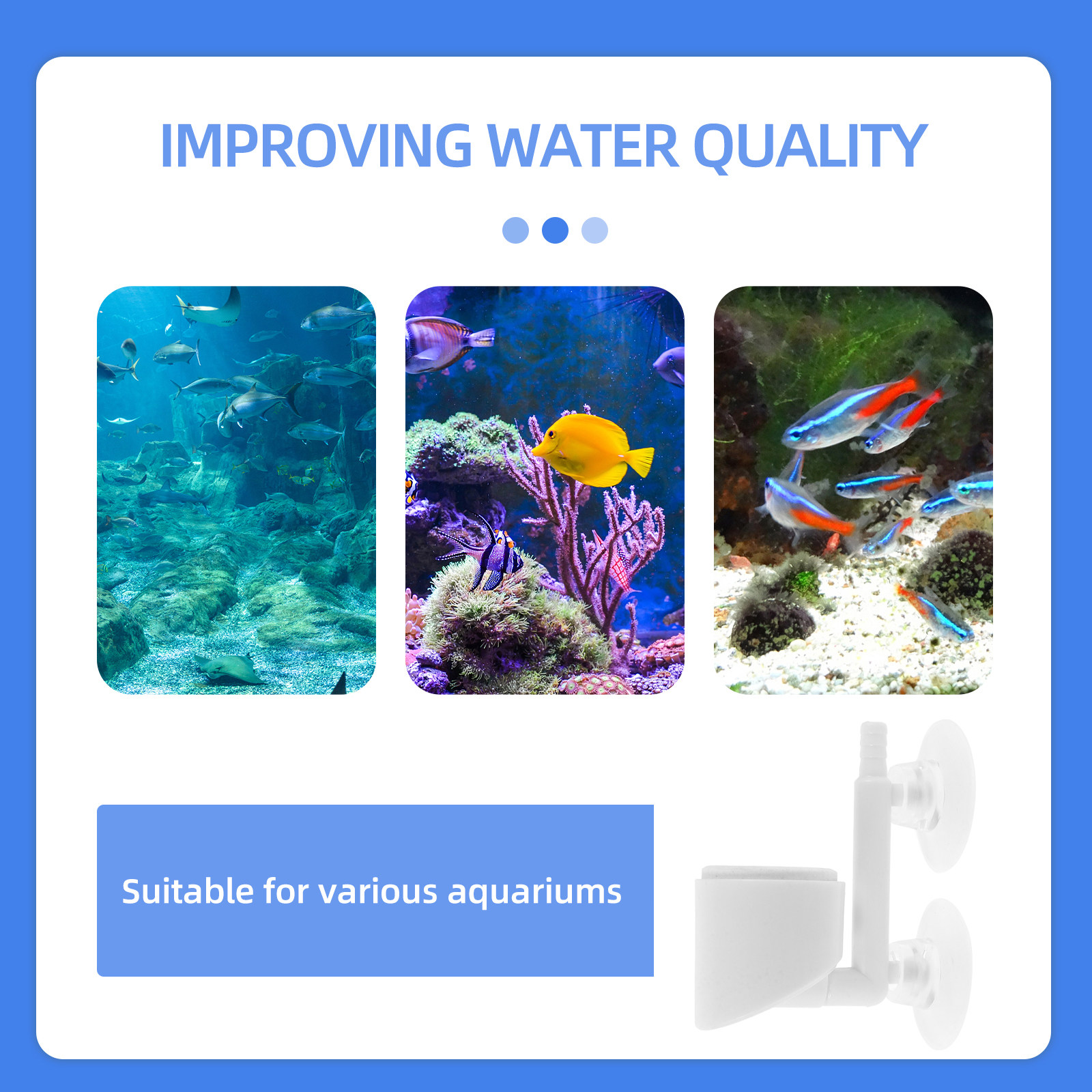 Fish Tank Oxygen Pump Accessor - огляд і ціна Planted Aquarium Air Stone
