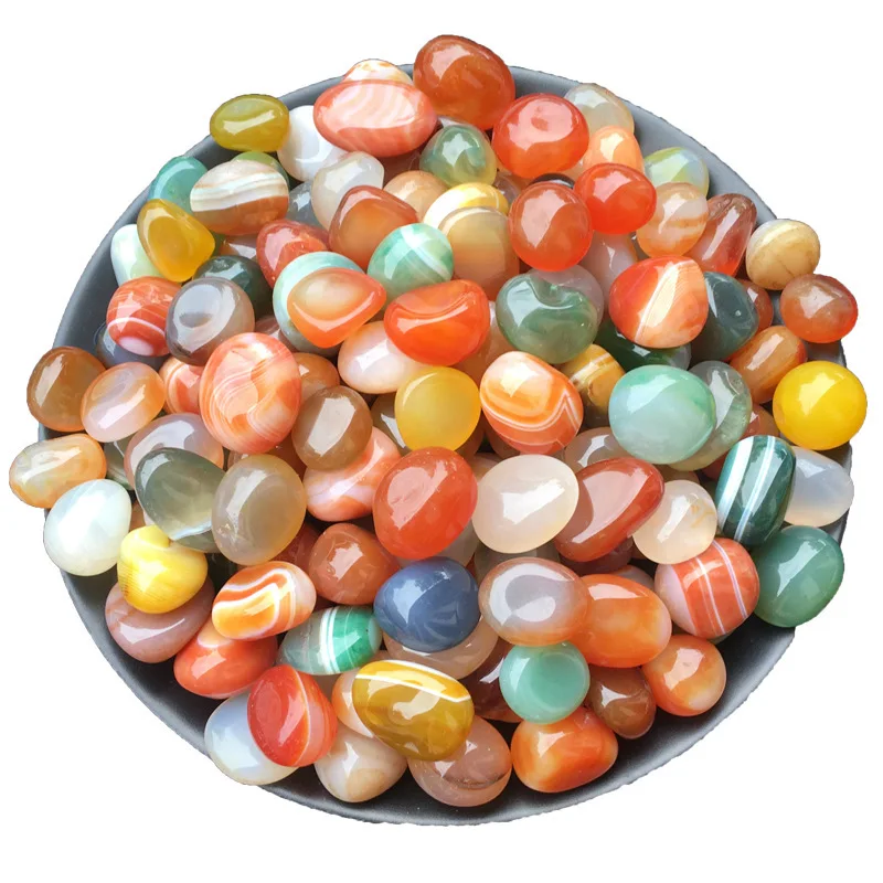 100g Agate Pebbles, Colorful D - огляд і ціна Planted Aquarium Air Stone