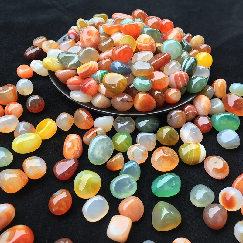 100g Agate Pebbles, Colorful D - огляд і ціна Planted Aquarium Air Stone