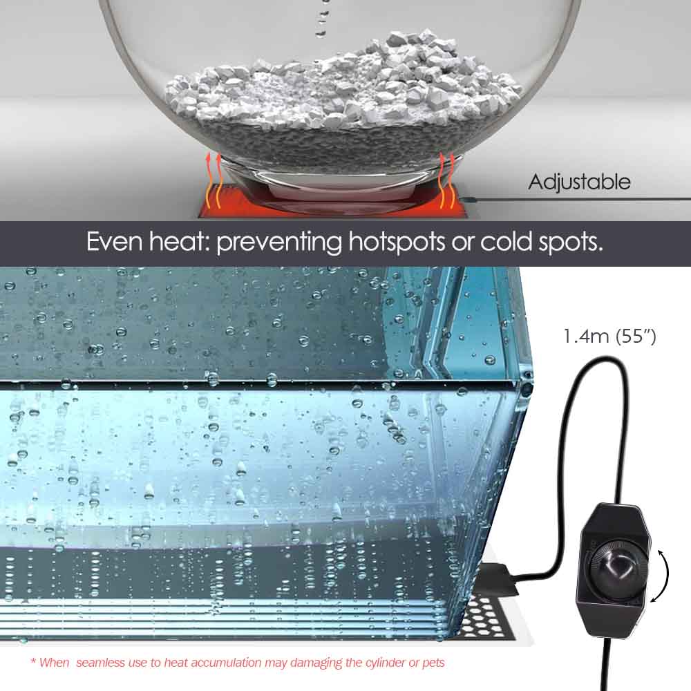 5/7/14/20W Reptile Heat Mat Pl - огляд і ціна Planted Aquarium Heater