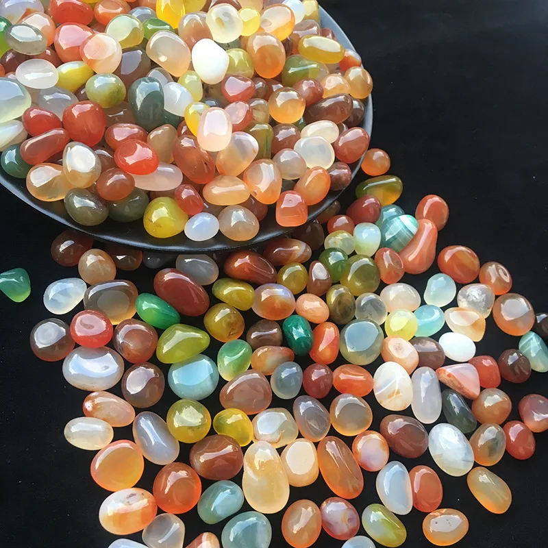 100g Agate Pebbles, Colorful D - огляд і ціна Planted Aquarium Air Stone