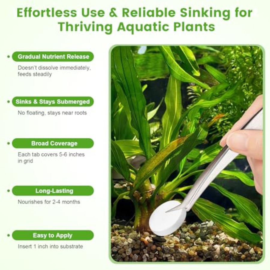 Root Tabs, Aquarium Plant Fert - огляд і ціна Planted Aquarium Fertilizer