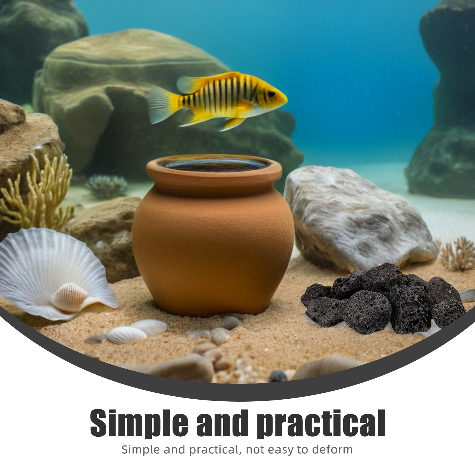 1Pack Natural Volcanic Stones  - огляд і ціна Aquarium For Planted Tank